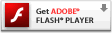 ADOBE FLASH PLAYERを入手：Adobeサイトへ移動します