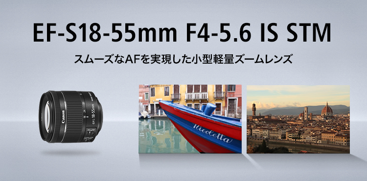 CANON EF-S 18-55 F4-5.6 IS STM ＋純正フード