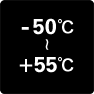 −50℃～＋55℃